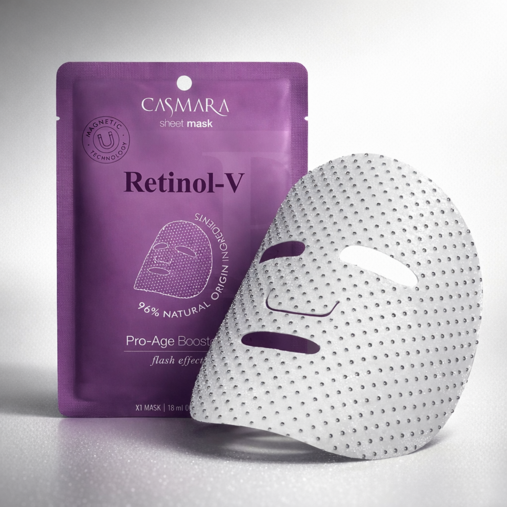 Mascarilla facial Pro age booster mask con Retinol