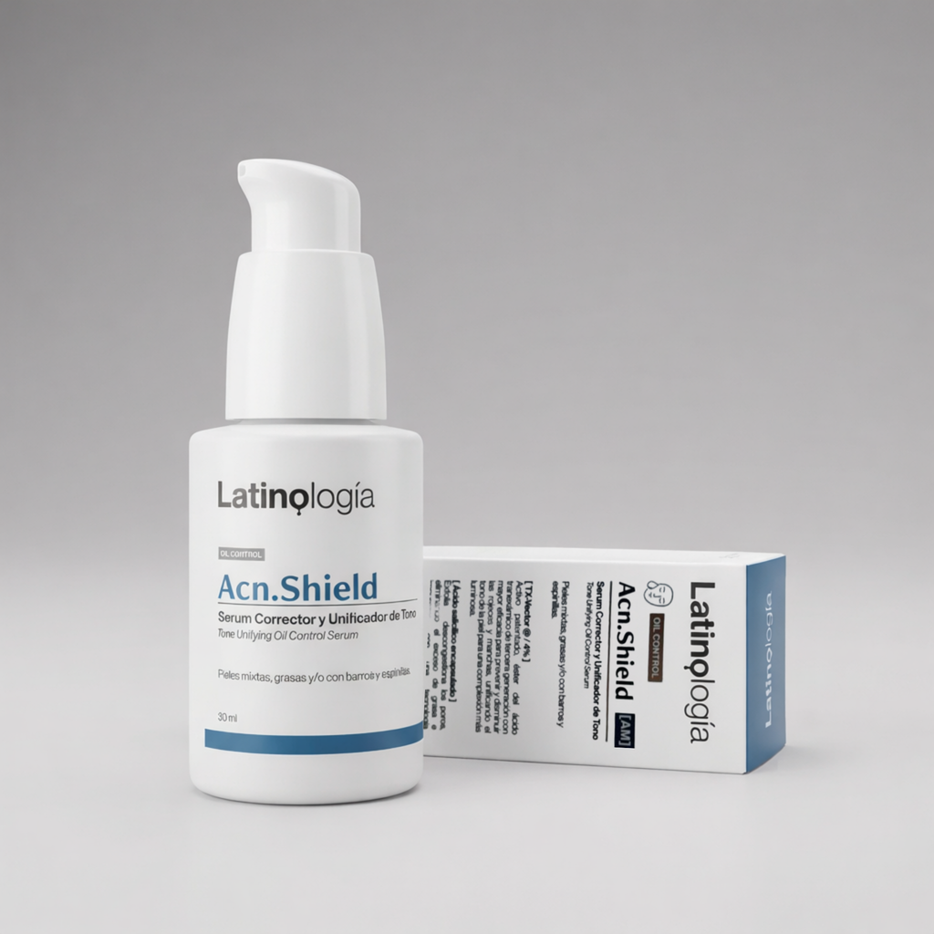 Acn.Shield AM serum corrector y unificador de tono OIL CONTROL | Latinología 30 ml