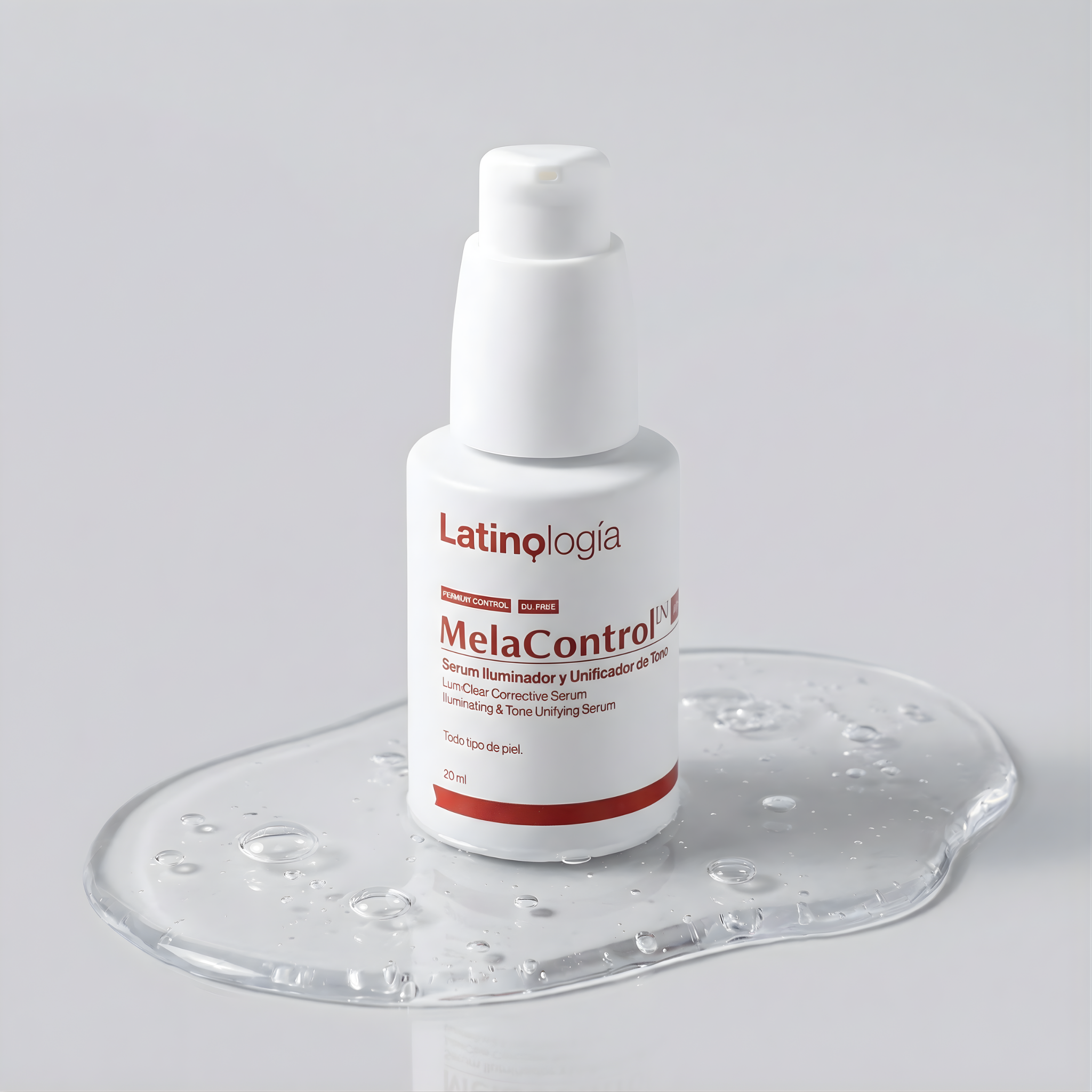 MelaControl serum iluminador y unificador de tono AM OIL FREE | Latinología 30ml